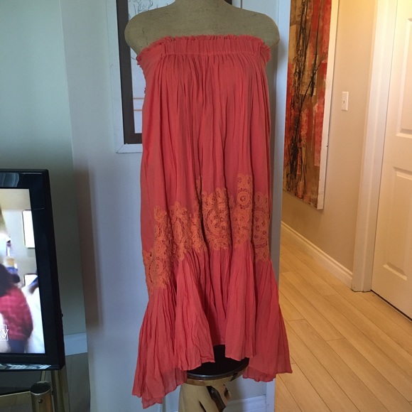 Total Boho! Long full skirt or A-line style dress.  Wears two ways! - Picture 7 of 8